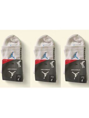 Jordan Socks Air Nike Socks 3 Pairs Jordan Essential Men Mid Cut SIZE LARGE